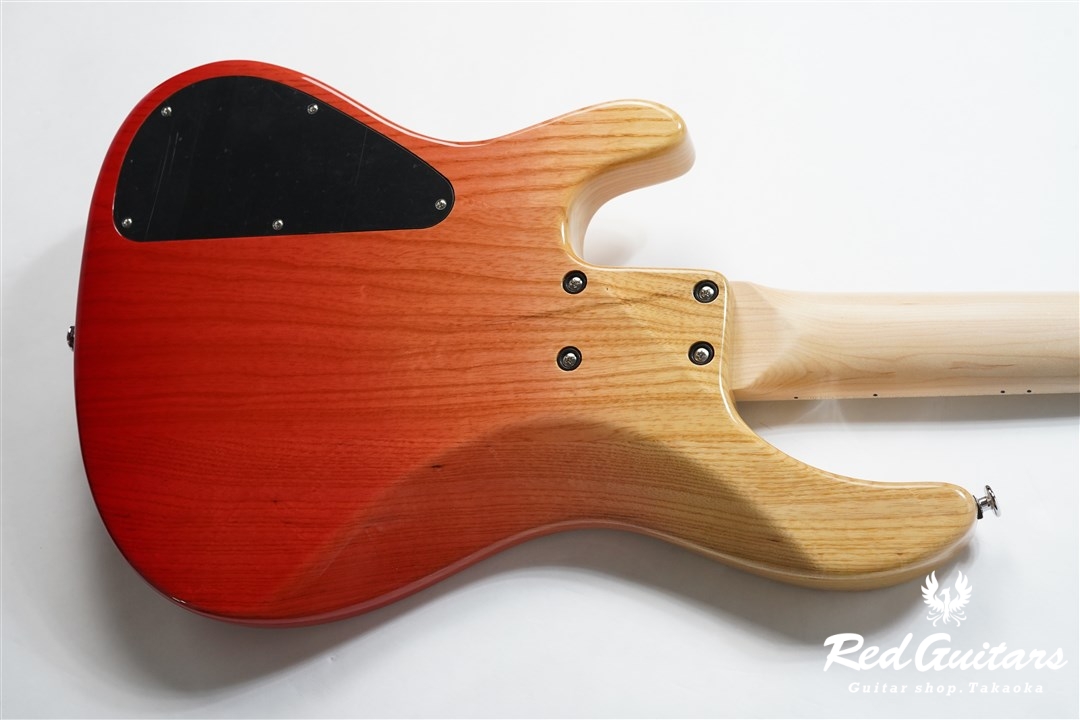 【美品】Bacchus TF4-STD-ASH RED-GRD-MH TF4-STD ASH/M RED-GRD-MH (Bacchus / バッカス) エレキベース